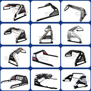 Benext Barra Antivuelco y Baca de Techo <span class=keywords><strong>4x4</strong></span> de Acero Inoxidable para Camionetas Chevy Silverado Colorado GMC Sierra - Product Image 5