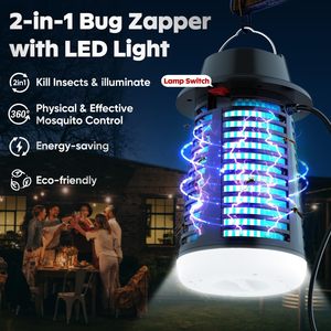 Ibn Tốt Nhất Năng Lượng Mặt Trời Powered <span class=keywords><strong>Bug</strong></span> <span class=keywords><strong>Zapper</strong></span> Ngoài Trời Không Thấm Nước Muỗi Killer Đèn Điện Fly Vỉ Đập Côn Trùng Bẫy Ánh Sáng UV Thấm - Product Image 5