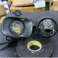 Nouveau phare antibrouillard Bi-LED à double faisceau laser tricolore 12V IP67 étanche 8000 lumens, montage universel pour Navara NP300 tout-terrain
