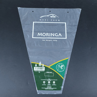 Sac d'emballage micro perforé en plastique imprimé personnalisé avec manchon de fleur de logo pour la farine matériau CPP aseptique