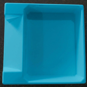 ถาดพลาสติกสีฟ้า วัสดุ PP สำหรับใช้ในครัวเรือน ภาชนะใส่อาหาร - Product Image 1