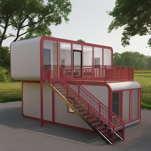 Casa Cápsula de Panel Sándwich con Certificación CE ISO, Cabaña Prefabricada de Montaje Rápido para Hotel, Parque, Campamento de Trabajadores, Dormitorio - Product Image 5