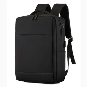 RU Laptop çantası su geçirmez öğrenci iş bilgisayar çantası Usb şarjlı dizüstü sırt çantası