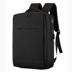 Sac d'ordinateur portable RU Sac d'ordinateur d'affaires étudiant étanche avec chargeur USB Sac à dos pour ordinateur portable