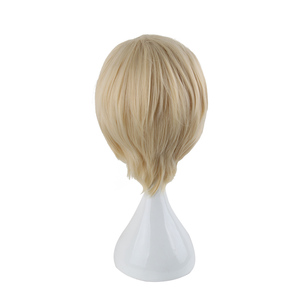 Peluca rubia para hombres y <span class=keywords><strong>chicos</strong></span>, peluca Cosplay <span class=keywords><strong>de</strong></span> Furuichi Sakyou - Product Image 6