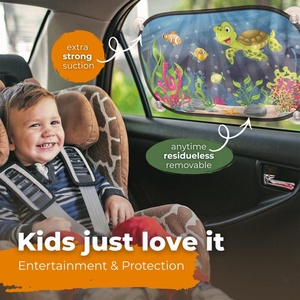 Summer Car Sun <b>Shade</b> Cartoon Auto Side <b>Window</b> Sunshade Black Film Better UV Protection - Product Image 2