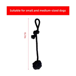 Wholesale Cotton Pet Toy Sets Pet Interactive Toys Puppy Teething Non-toxic Eco-friendly Cotton Rope Knot Dog Chew Toy
