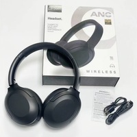 Auriculares Inalámbricos con Cancelación Activa de Ruido 5.3, Sobre la Oreja, para Deportes y Juegos en Móviles, ANC