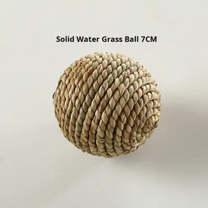 Balle à mâcher <span class=keywords><strong>pour</strong></span> oiseaux en herbe tressée écologique <span class=keywords><strong>pour</strong></span> lapins et hamsters - Product Image 3
