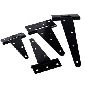 Charnière de porte en fer noir de 6 pouces en gros d'usine pour hangars en <span class=keywords><strong>bois</strong></span> et poulaillers - Product Image 6
