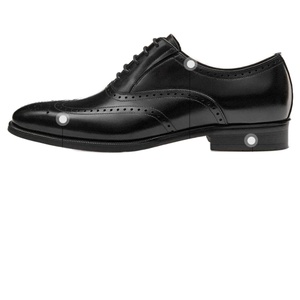 Chaussures Oxford de mariage formelles pour hommes, en cuir véritable de luxe, faites à la main, avec design perforé au laser, style vintage, confortables - Product Image 2