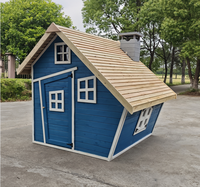 Maisonnette interactive en bois pour l'extérieur, modèles animatroniques, équipement de jardin et de parc pour tout-petits, fabrication en plastique, cour pour enfants