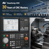 Kit de tour CNC Huazhong HNC-808DiT de type bus : Système servo 2 axes + Moteur et entraînement de broche servo – Solution complète