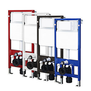 Tanque de <span class=keywords><strong>cisterna</strong></span> oculto de doble descarga HDPE moderno con ahorro de agua 3L-9L ajustable para una instalación rápida y fácil en el baño - Product Image 1