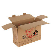 Boîte pliante en kraft biodégradable écologique, emballage durable personnalisé, boîte cadeau pliante pour le riz