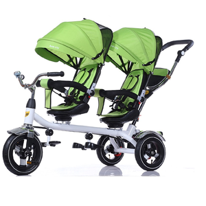 Bicicleta con <span class=keywords><strong>paraguas</strong></span> para niños, triciclo para bebés, gemelos - Product Image 3