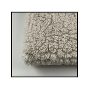 2 Side Jacquard Thick Sherpa Fleece Fabric Sale For Rolls