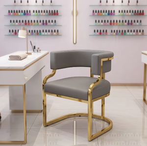 Table et chaise de manucure, mobilier de salon de manucure, spa, chaises de manucure de luxe en PU anti-acétone - Product Image 1
