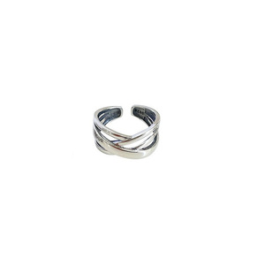 Yinruitai S925 Sterling <b>Silver</b> Irregular <b>Ring</b> Women Geometric Open Index Finger Fashionable Unique Everyday Wear - Product Image 5