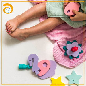 Jouets pour enfants sans BPA flotteur eau mousse bébé jouet puzzle pluzzes jouets de bain - Product Image 4