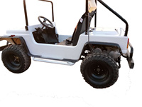 Voiture électrique tout-terrain Willys Mini Jeep pour enfants et adultes, 150cc 200cc, 2 places, buggy des dunes, voiturette de golf