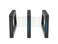 Control de Acceso RFID, Puerta Rápida de Acero Inoxidable, Torniquete Automático, Barrera Abatible, Protección IP65, Seguridad Antipersonas Detrás