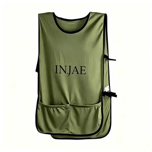 Delantal Personalizado con Logotipo INJAE, Delantal sin Mangas con Doble Bolsillo, Delantal de Trabajo para Golf - Product Image 4