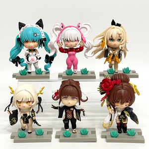 Figurines d'anime japonaises de jeu populaire, 9,5-11 cm, 6 pièces/ensemble, figurines en PVC, boîte aveugle, modèle de collection, jouets de poupée - Product Image 1