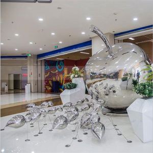 JYFMETAL Escultura de Pluma Art Deco Multifuncional, Duradera e Impermeable de Acero Inoxidable 316, Delicada Escultura Metálica para Montaje en Suelo Exterior - Product Image 6