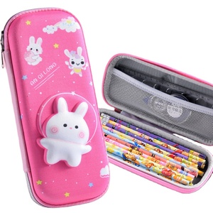 Estuches para Lápices con Cierre, Lindos Estuches 3D con Diseño de Animales de Dibujos Animados, Regalo para Niños, Material Escolar - Product Image 1