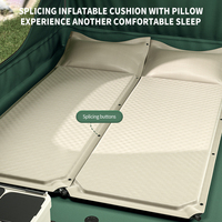 Matelas de camping gonflable ultraléger auto-gonflant pour voyages en plein air, pour une, deux ou trois personnes
