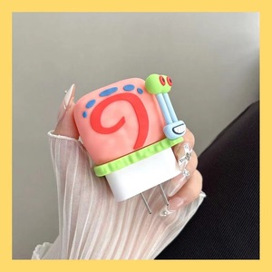 Work Record SpongeBob Snail Pineapple House iPhone 14 Data Cable Case EVA Protective Cover for Fast Charging - Product Image 3