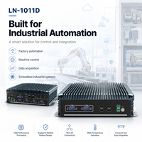 Computadora Compacta Integrada, Doble LAN, USB, COM, HD, VGA, WiFi, 4G Opcional, para Control de Máquinas, Compatible con Windows y Linux, Mini PC Integrada