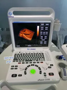 LANNX uRason CX30, ultrasonido médico portátil, máquina de ultrasonido Doppler a color 3D 4d, sistema ultrasónico OB Gyn digital completo