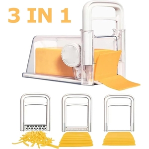 Râpe <span class=keywords><strong>à</strong></span> <span class=keywords><strong>fromage</strong></span> 3-en-1 avec lames interchangeables pour des tranches fines, épaisses et du <span class=keywords><strong>fromage</strong></span> râpé, facile <span class=keywords><strong>à</strong></span> utiliser et <span class=keywords><strong>à</strong></span> nettoyer - Product Image 2