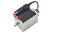 Solénoïde linéaire 220V CC, force 2kgf, course de 15mm, dispositif poussoir-tireur pour serrures