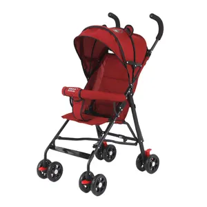 可调顶篷婴儿推车超轻小型可折叠儿童户外推车带刹车轮