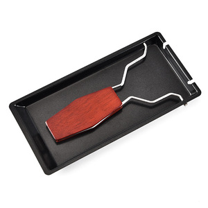 Plaque de cuisson pliable en acier inoxydable et bambou pour <span class=keywords><strong>fromage</strong></span> fondu avec pelle et brosse, outil manuel de <span class=keywords><strong>raclette</strong></span>, <span class=keywords><strong>appareil</strong></span> de cuisine durable - Product Image 3