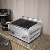 Comptoir électrique de gril de BBQ de roche de lave d'acier inoxydable de prix usine pour des approvisionnements d'hôtel et de restaurant