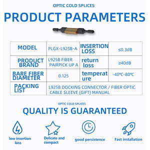 FTTH屋内用高速裸光ファイバ機械式コネクタ 0.25mm裸光ファイバまたは0.9mm機械式コネクタ L925B ファイバ高速コネクタ - Product Image 6