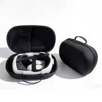 Sac de rangement EVA pour lunettes intelligentes VR, durable, résistant à l'eau, portable, fermeture éclair, étui EVA pour casque VR