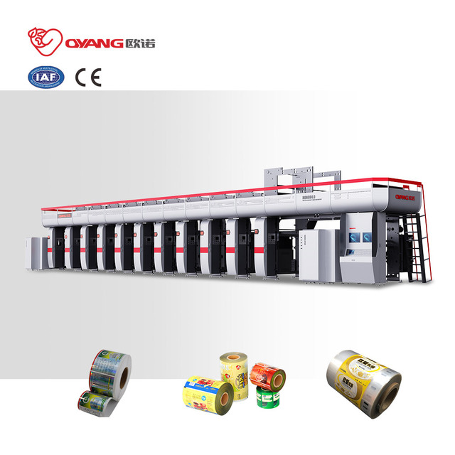 OYANG Intelligent ELS Automatic Color Registration 3-14 Colors Gravure Rotogravure Printing Machine New Condition Label Printer