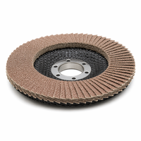 Disque à lamelles rond en oxyde d'aluminium à haute efficacité de coupe, outil abrasif personnalisable pour le débavurage des surfaces métalliques