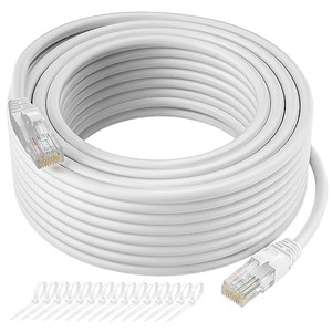 Câble Ethernet Cat5e haute vitesse 1,0 Gbit/s 350 MHz <span class=keywords><strong>RJ45</strong></span> plaqué or Cuivre sans oxygène UTP Garantie 5 ans pour Smart - Product Image 1