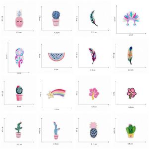 Nouveauté : Patch brodé thermocollant motif feuille magnifique pour vêtements et sacs - Product Image 2