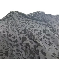 Noir Spandex Stretch maille peluche fleur tissu brodé flocage Tulle élastique maille pour femmes maillot de bain robe Base chemise