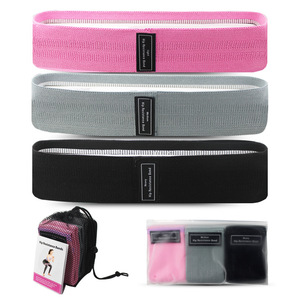 Banda de Resistencia para Yoga, Cadera y Glúteos, de Tela Elástica Antideslizante con Logotipo Personalizado, para Ejercicios en Casa, Novedad 2024 - Product Image 1