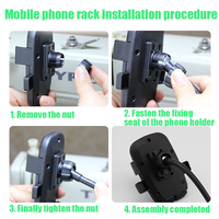 Support de téléphone universel magnétique à col de cygne pour machine à coudre, réglable à 360 degrés, pour usage domestique