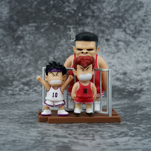 Figurines d'anime Slams Dunks Sakuragi's <span class=keywords><strong>Gang</strong></span> Kiyota Nobunaga Akagi Takenori Sakuragi Hanamichi Rukawa Kaede Haruko Akagi - Product Image 3