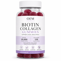 Gummies Premium à la Biotine et au Collagène avec Kératine pour la Force des Cheveux et l'Éclat de la Peau – Vente en Gros OEM